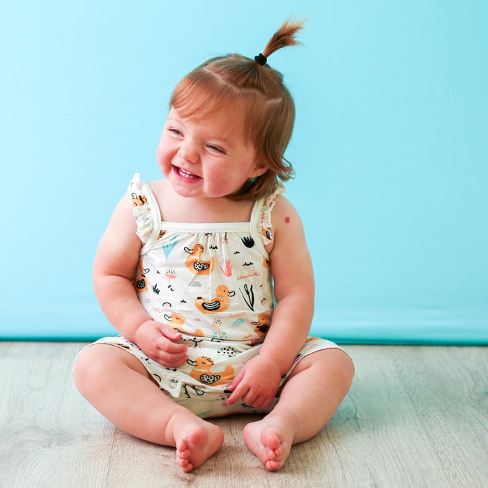 Bestaroo - Bamboo - Ducky Daze Bubble Romper