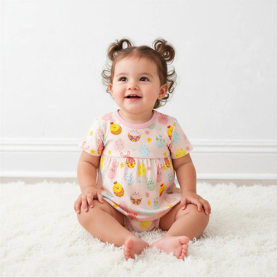 Bestaroo - Bamboo - Easter Parade S/S Bodysuit Dres
