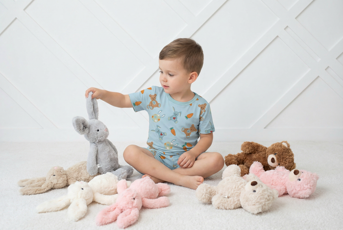 Carrot Crew Shorts Set Pajama - Bestaroo
