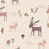 Bestaroo - Bamboo - Fall Florals Mauve 💕Winter Deer Swaddle