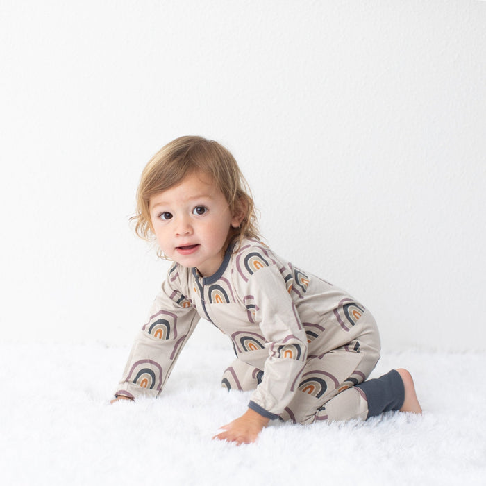 Bestaroo - Bamboo - Fall Rainbow Romper