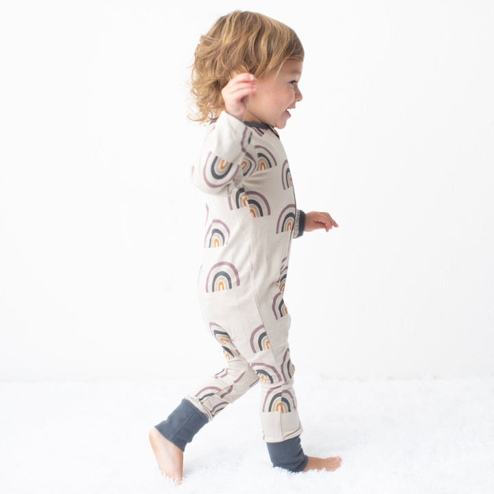 Bestaroo - Bamboo - Fall Rainbow Romper