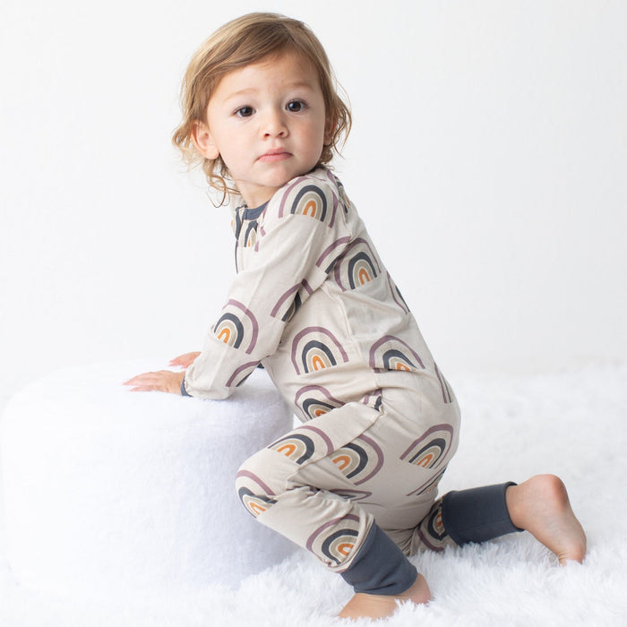 Bestaroo - Bamboo - Fall Rainbow Romper