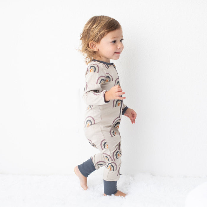 Bestaroo - Bamboo - Fall Rainbow Romper