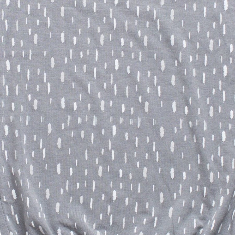 Bestaroo - Bamboo - Falling Feathers in Grey Romper