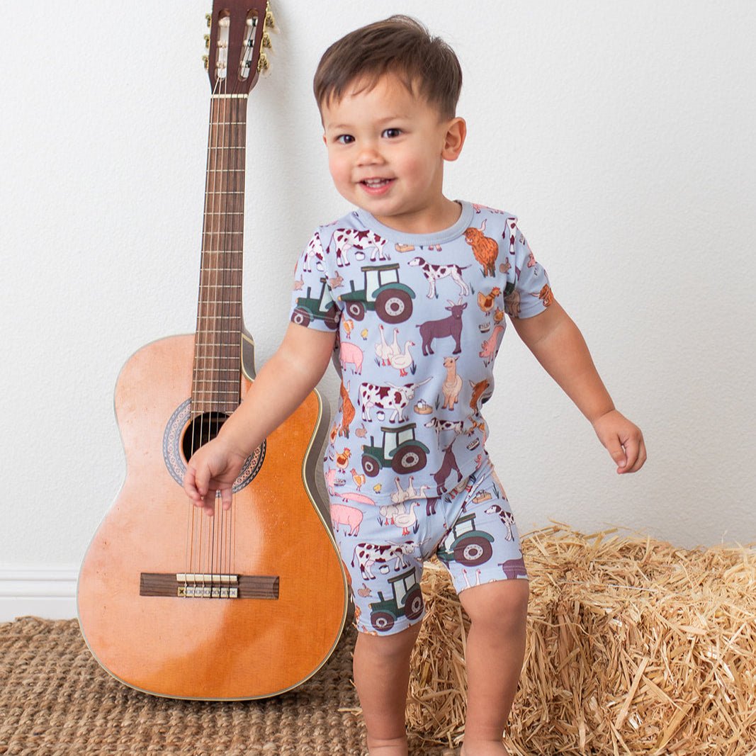 Bestaroo - Bamboo - Farm Life Shorts PJs