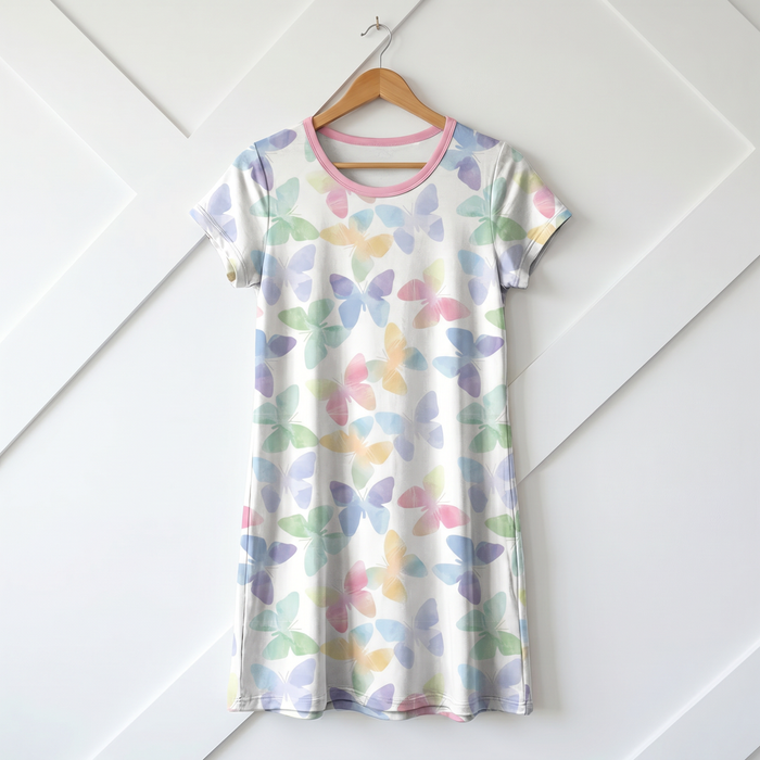 Grace Wings A-Line Dress - Bestaroo