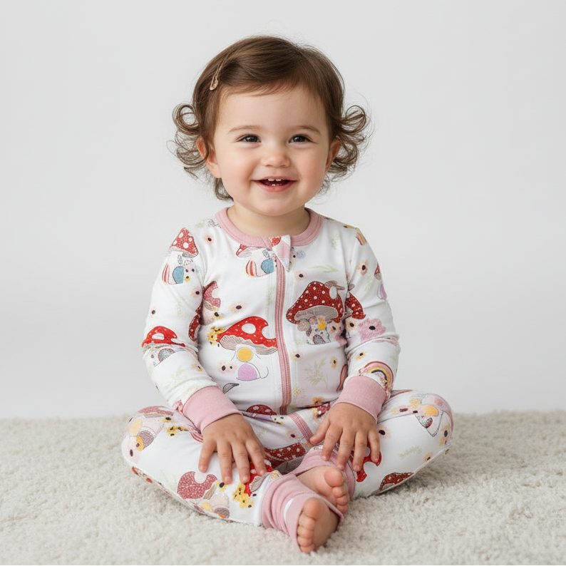 Bestaroo - Bamboo - Flora Shrooms Convertible Coverall