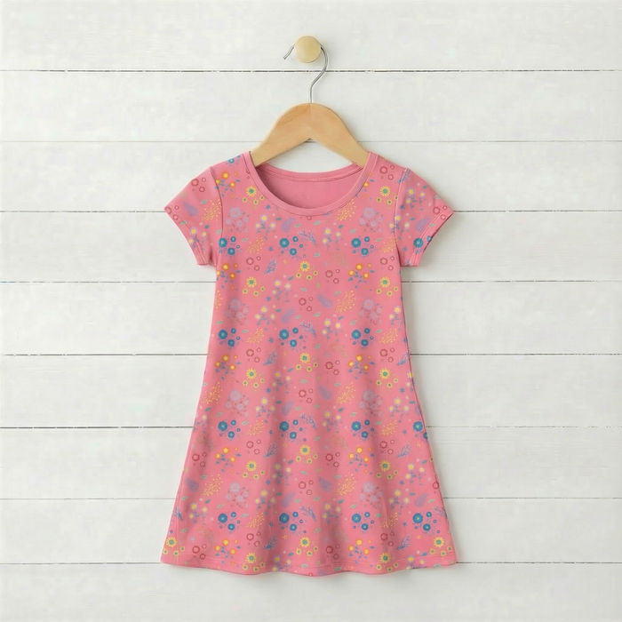 Flower Confetti A-Line Dress - Bestaroo