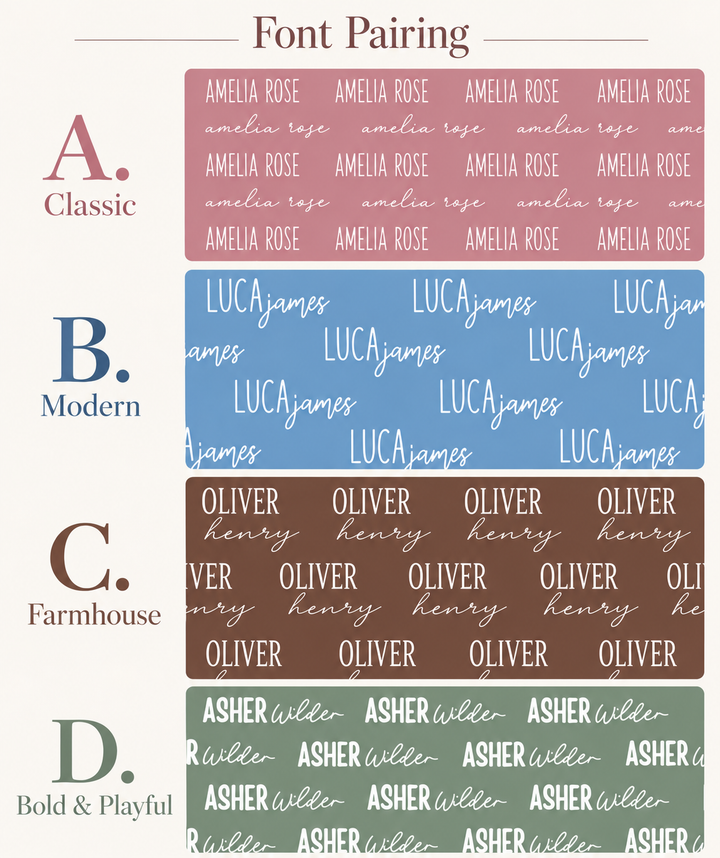 Personalized Baby Swaddle