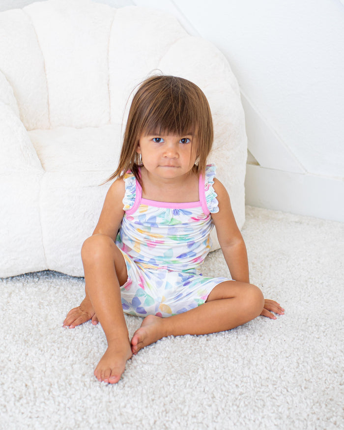 Bestaroo - Bamboo - Grace Wings Flutter Tank & Shorts