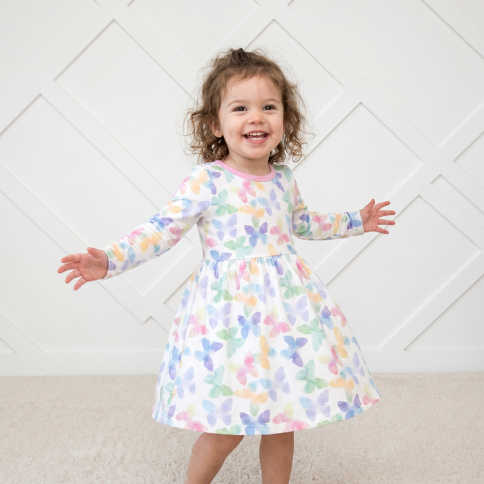 Grace Wings L/S Dress - Bestaroo