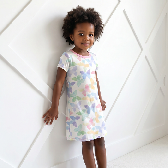 Grace Wings A-Line Dress - Bestaroo