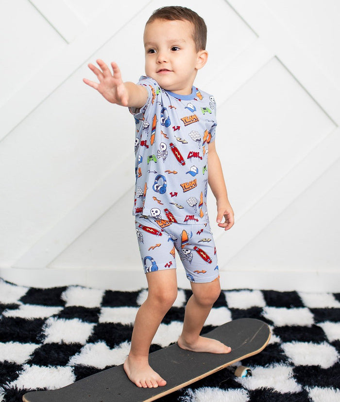 Bestaroo - Bamboo - Graffiti Shorts PJs