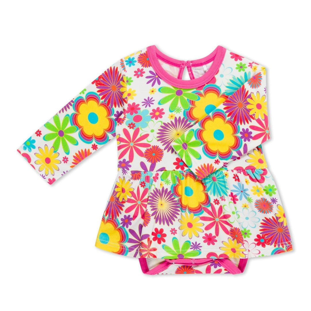 Bestaroo - Bamboo - Groovy Bloom Bodysuit Dress