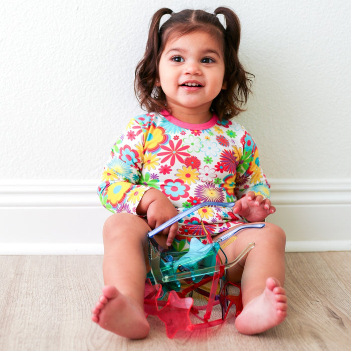 Bestaroo - Bamboo - Groovy Bloom Bodysuit Dress