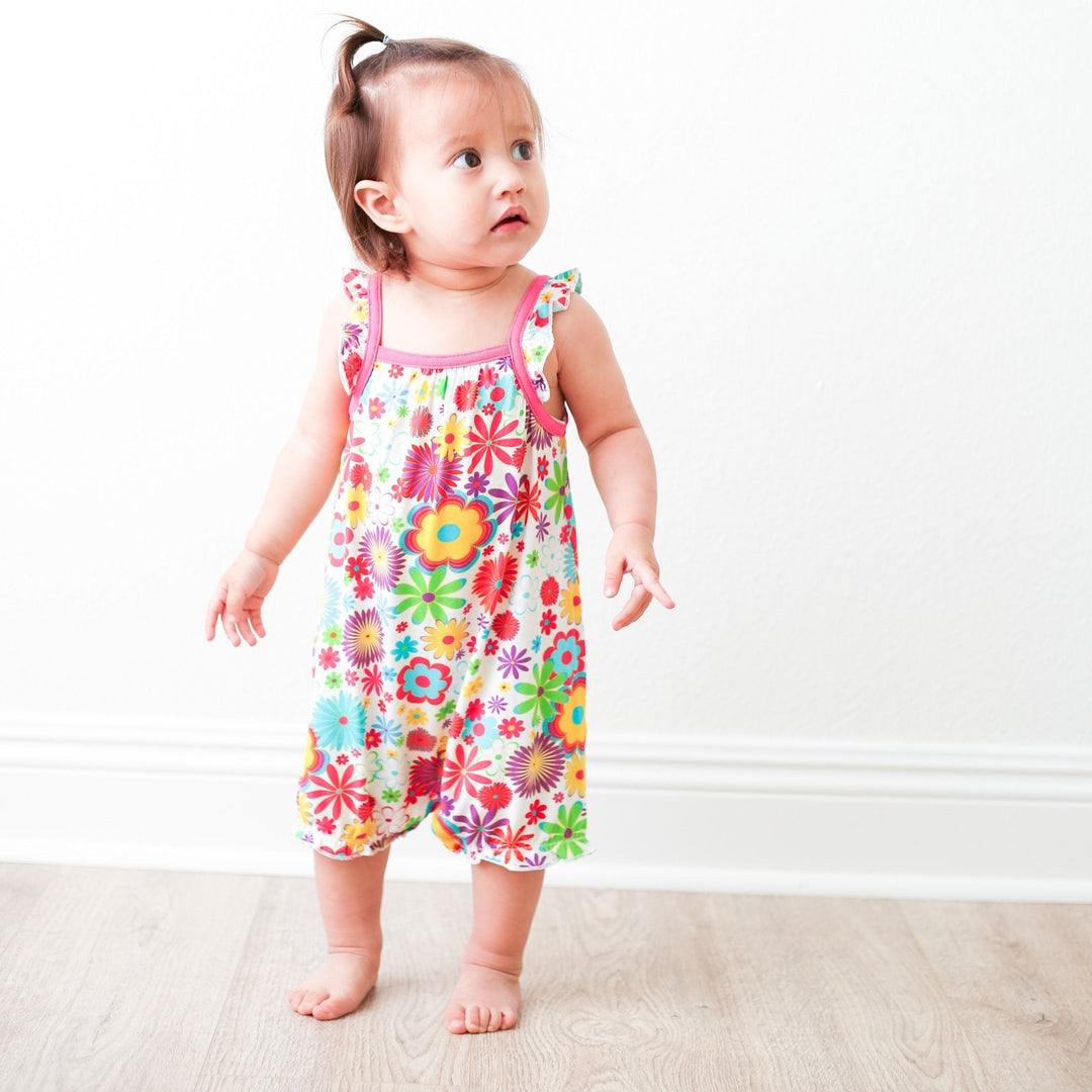Bestaroo - Bamboo - Groovy Bloom Bubble Romper