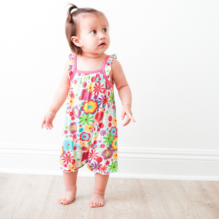 Bestaroo - Bamboo - Groovy Bloom Bubble Romper