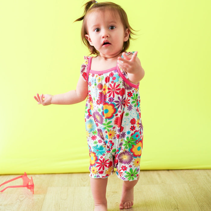Bestaroo - Bamboo - Groovy Bloom Bubble Romper