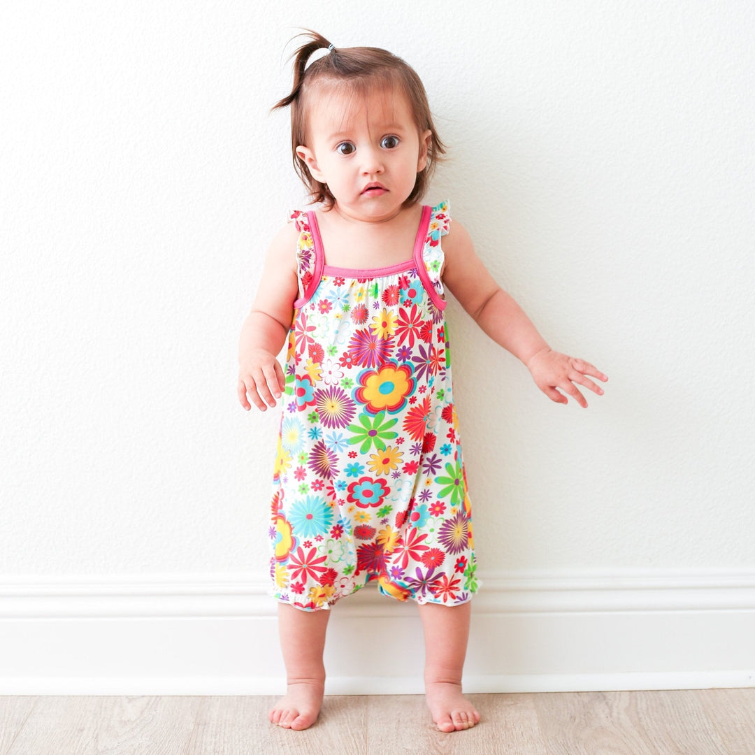 Bestaroo - Bamboo - Groovy Bloom Bubble Romper