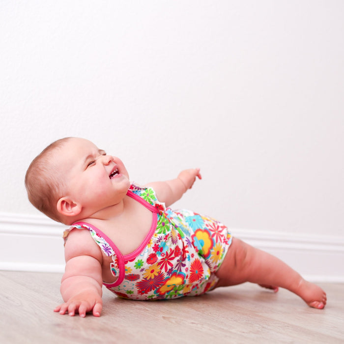 Bestaroo - Bamboo - Groovy Bloom Bubble Romper
