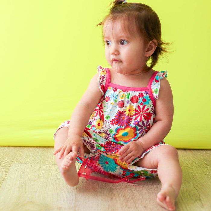 Bestaroo - Bamboo - Groovy Bloom Bubble Romper