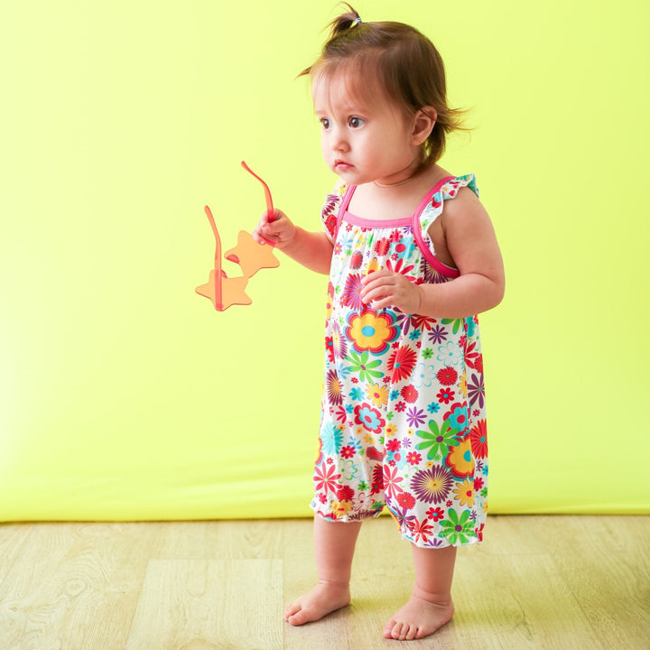 Bestaroo - Bamboo - Groovy Bloom Bubble Romper