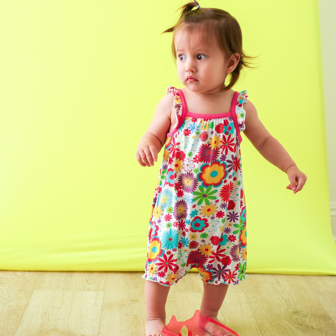Bestaroo - Bamboo - Groovy Bloom Bubble Romper
