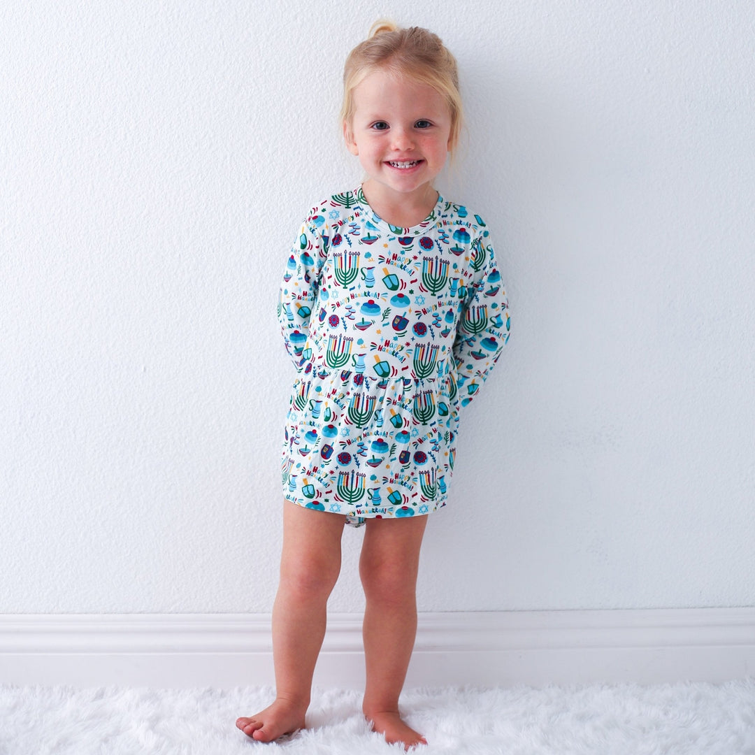 Bestaroo - Bamboo - Hanukkah Bodysuit Dress