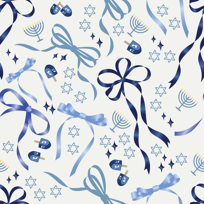 Dreidel Bows Footie - Bestaroo