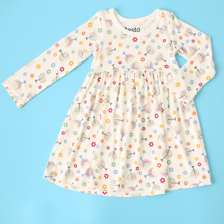 Bestaroo - Bamboo - Happy Hanukkah Dress
