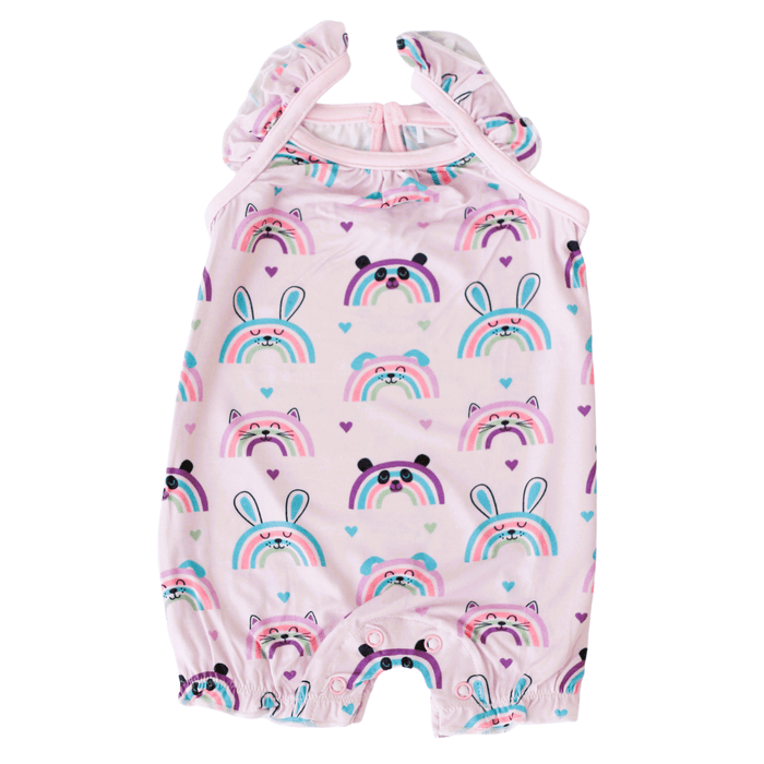Bestaroo - Bamboo - Happy Rainbows Bubble Romper