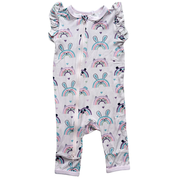 Bestaroo - Bamboo - Happy Rainbows Romper