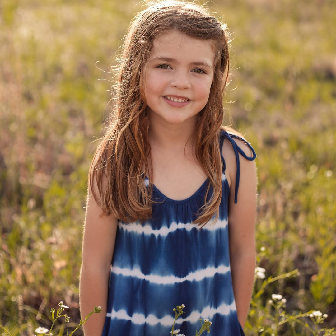 Bestaroo - Bamboo - hema blue tie dye jumpsuit