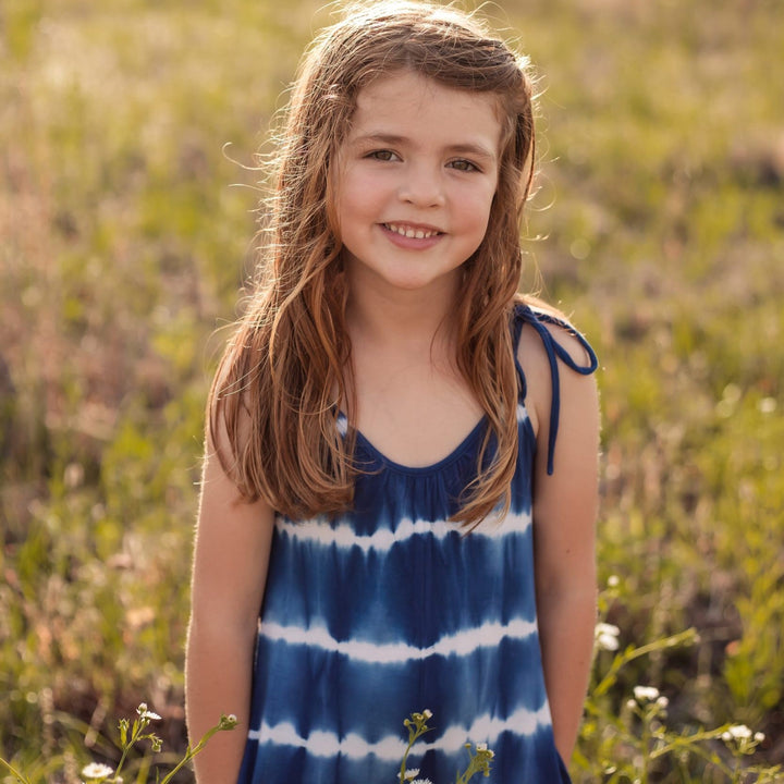 Bestaroo - Bamboo - hema blue tie dye jumpsuit