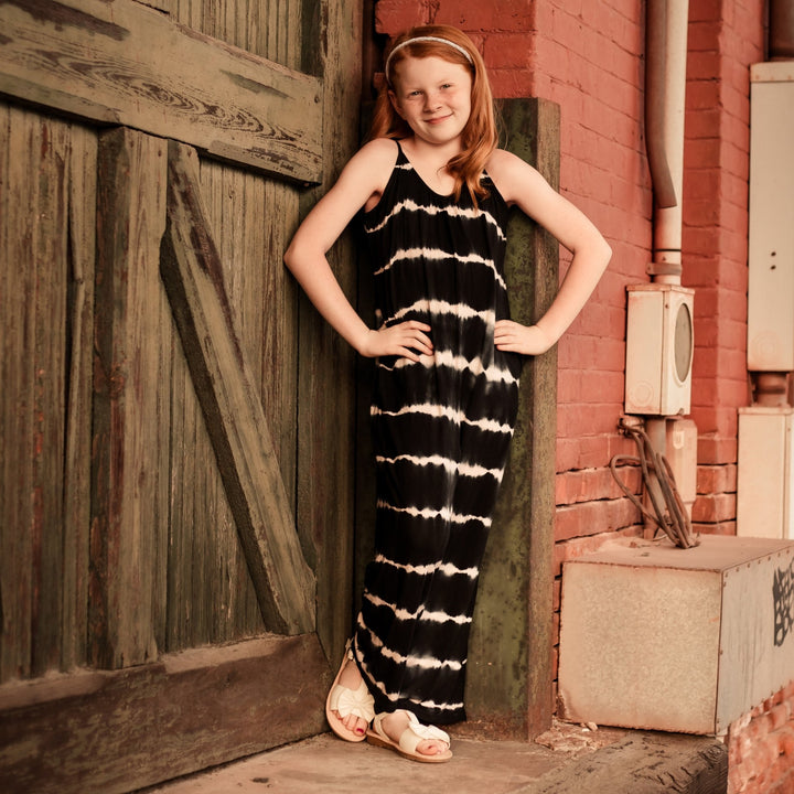 Bestaroo - Bamboo - hema charcoal tie dye jumpsuit