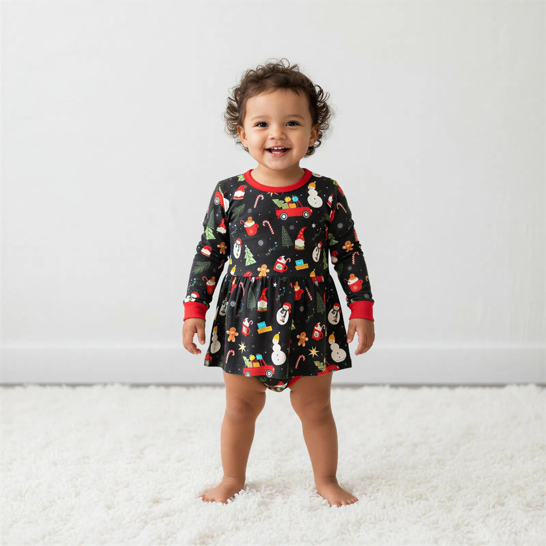 Bestaroo - Bamboo - Holiday Cheer Bodysuit Dress