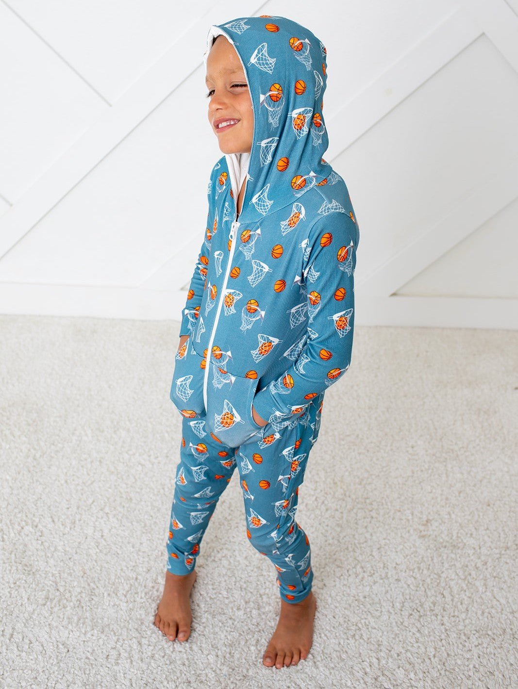 Bestaroo - Bamboo - Hoops Zipper Hoodie