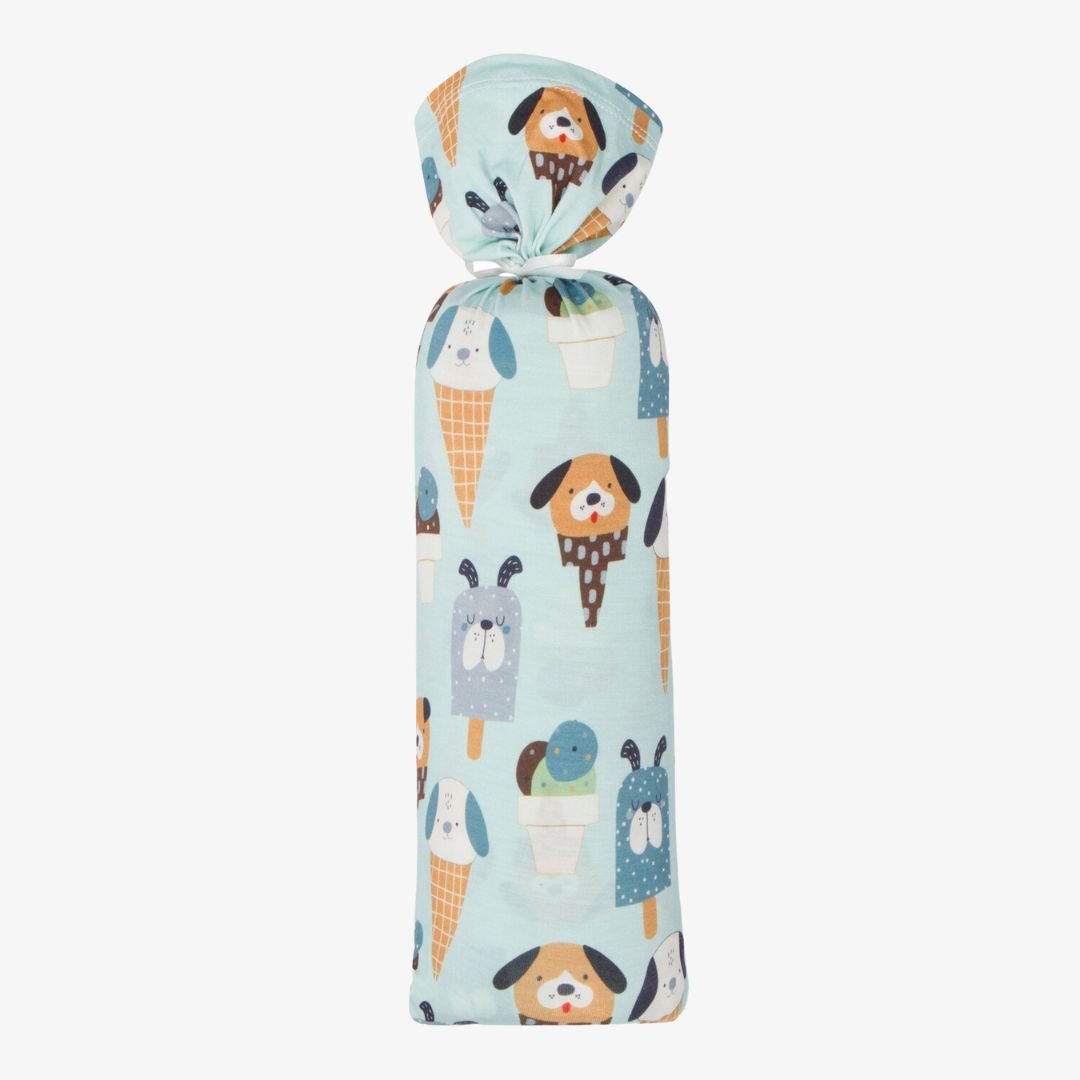 Bestaroo - Bamboo - Ice Cream Paw-ty Blue Swaddle