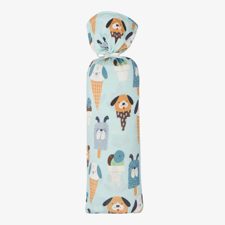Bestaroo - Bamboo - Ice Cream Paw-ty Blue Swaddle