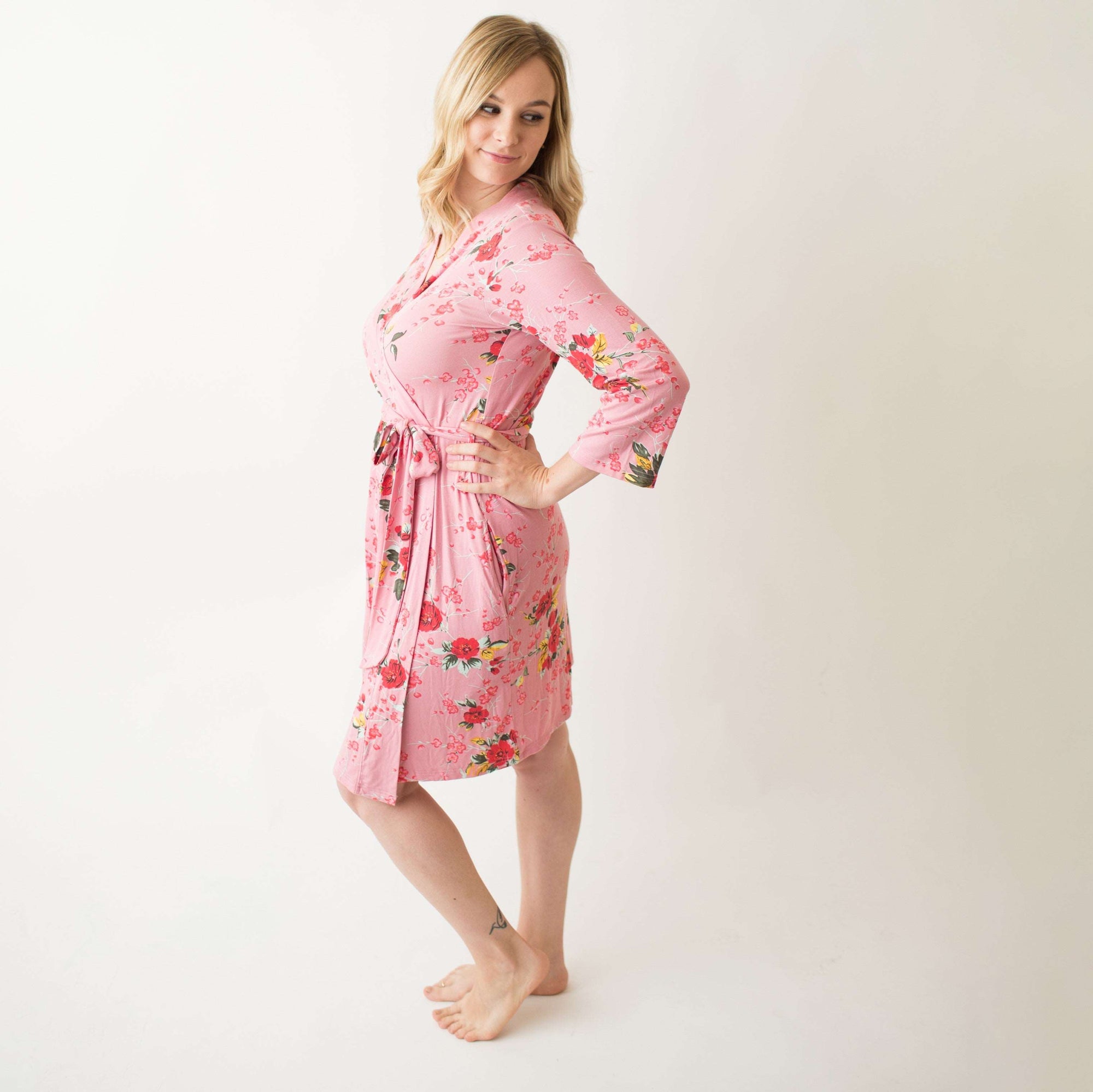 Cherry Blossom Rose Robe