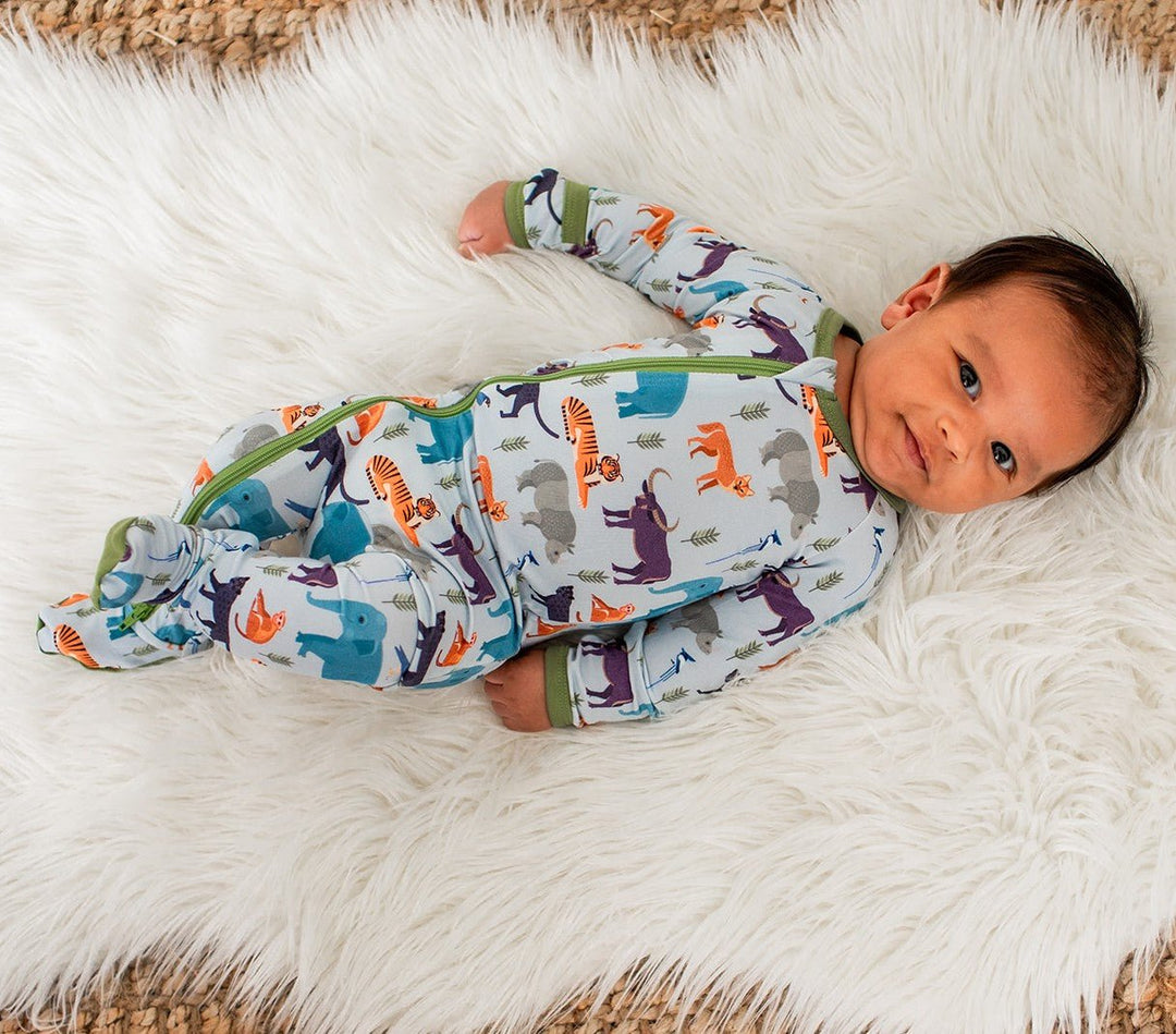 Bestaroo - Bamboo - Jungle Jammies footie