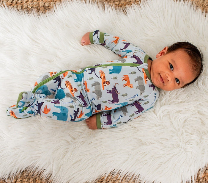 Bestaroo - Bamboo - Jungle Jammies footie