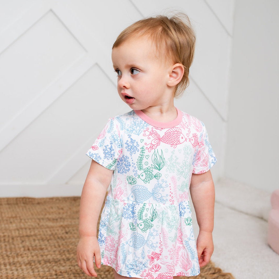 Bestaroo - Bamboo - Koi Fish Bodysuit Dress