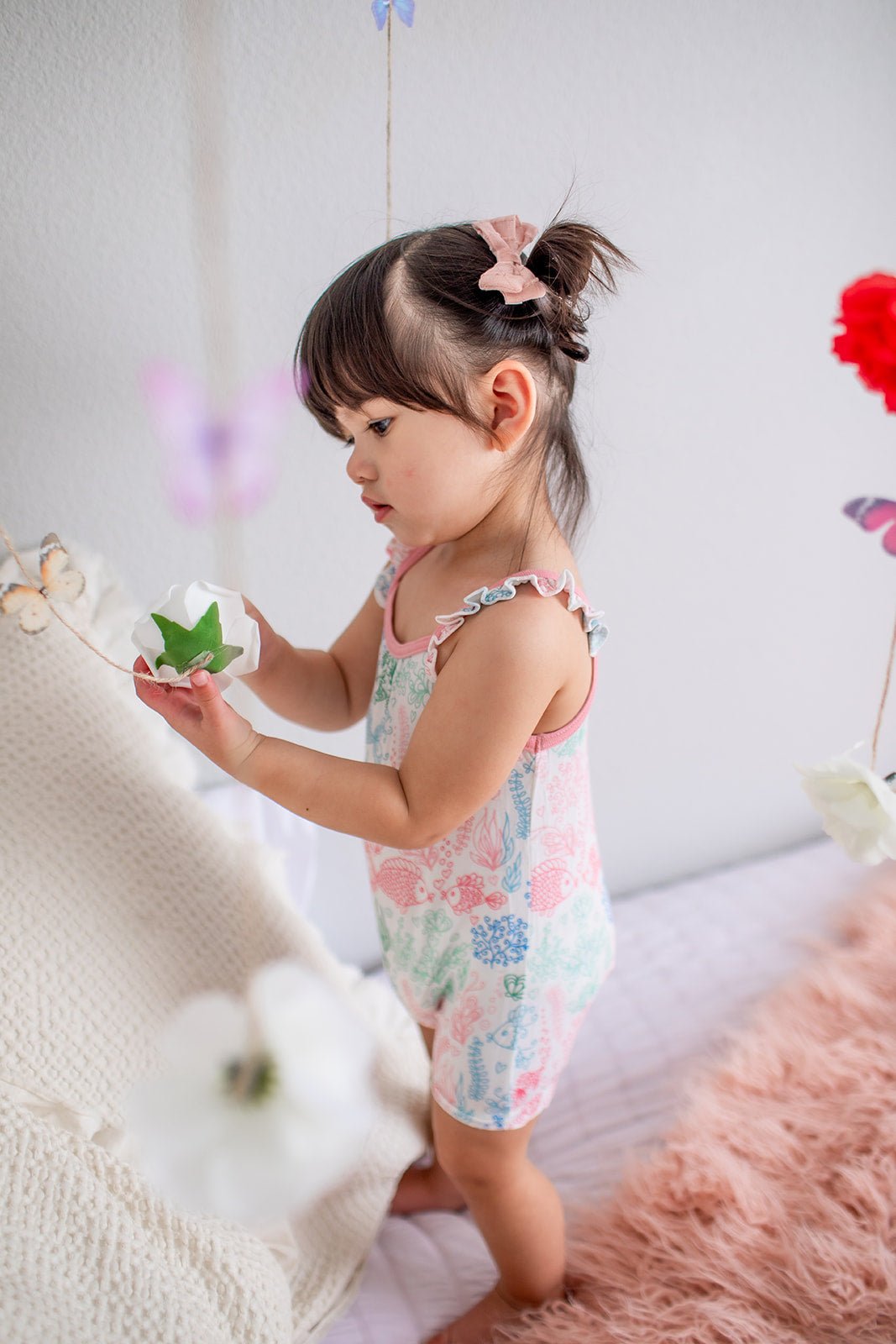 Bestaroo - Bamboo - Koi Fish Bubble Romper