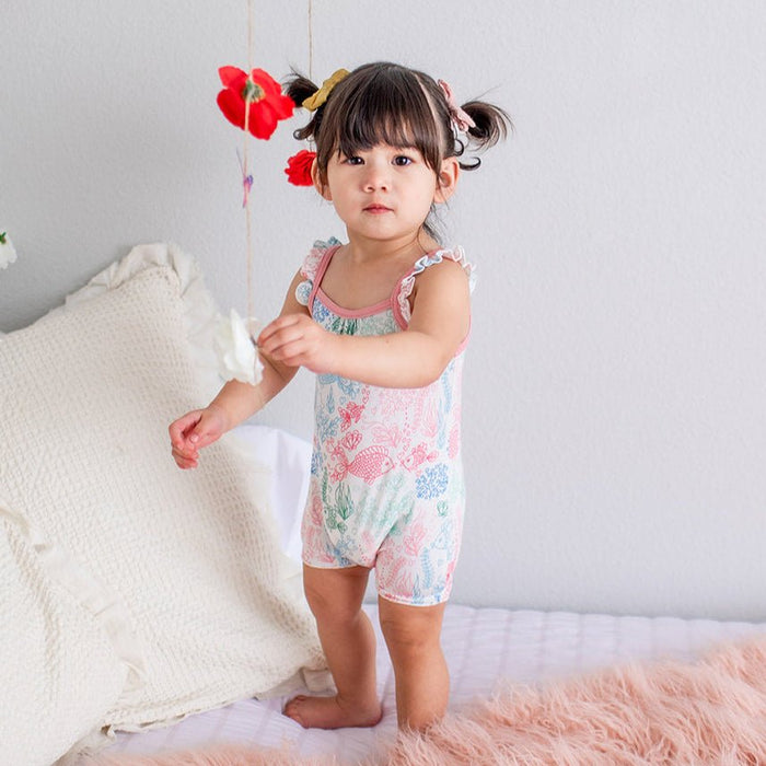 Bestaroo - Bamboo - Koi Fish Bubble Romper