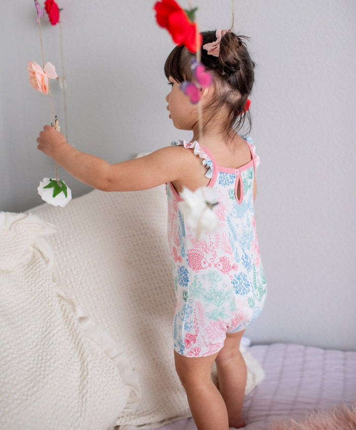 Bestaroo - Bamboo - Koi Fish Bubble Romper