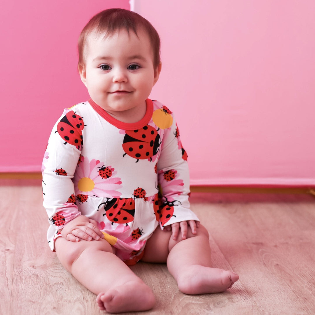 Bestaroo - Bamboo - Ladybug Bodysuit Dress