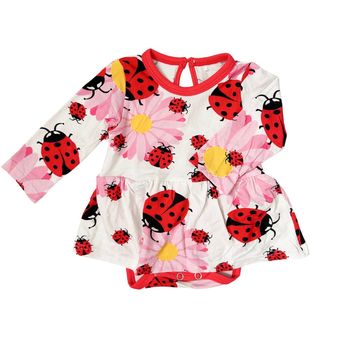 Bestaroo - Bamboo - Ladybug Bodysuit Dress
