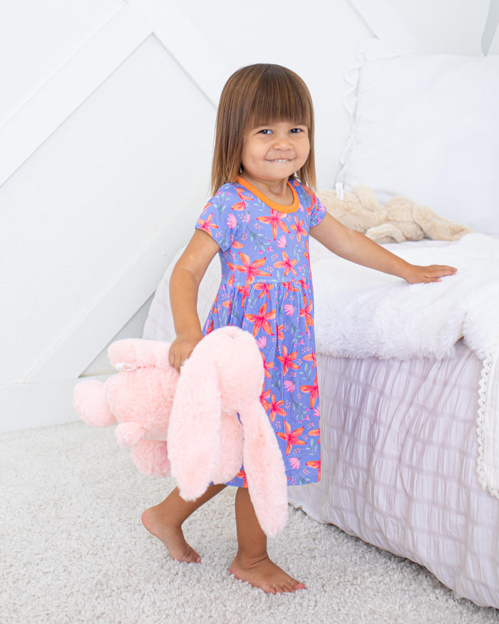 Bestaroo - Bamboo - Lavender Leilani S/S Dress